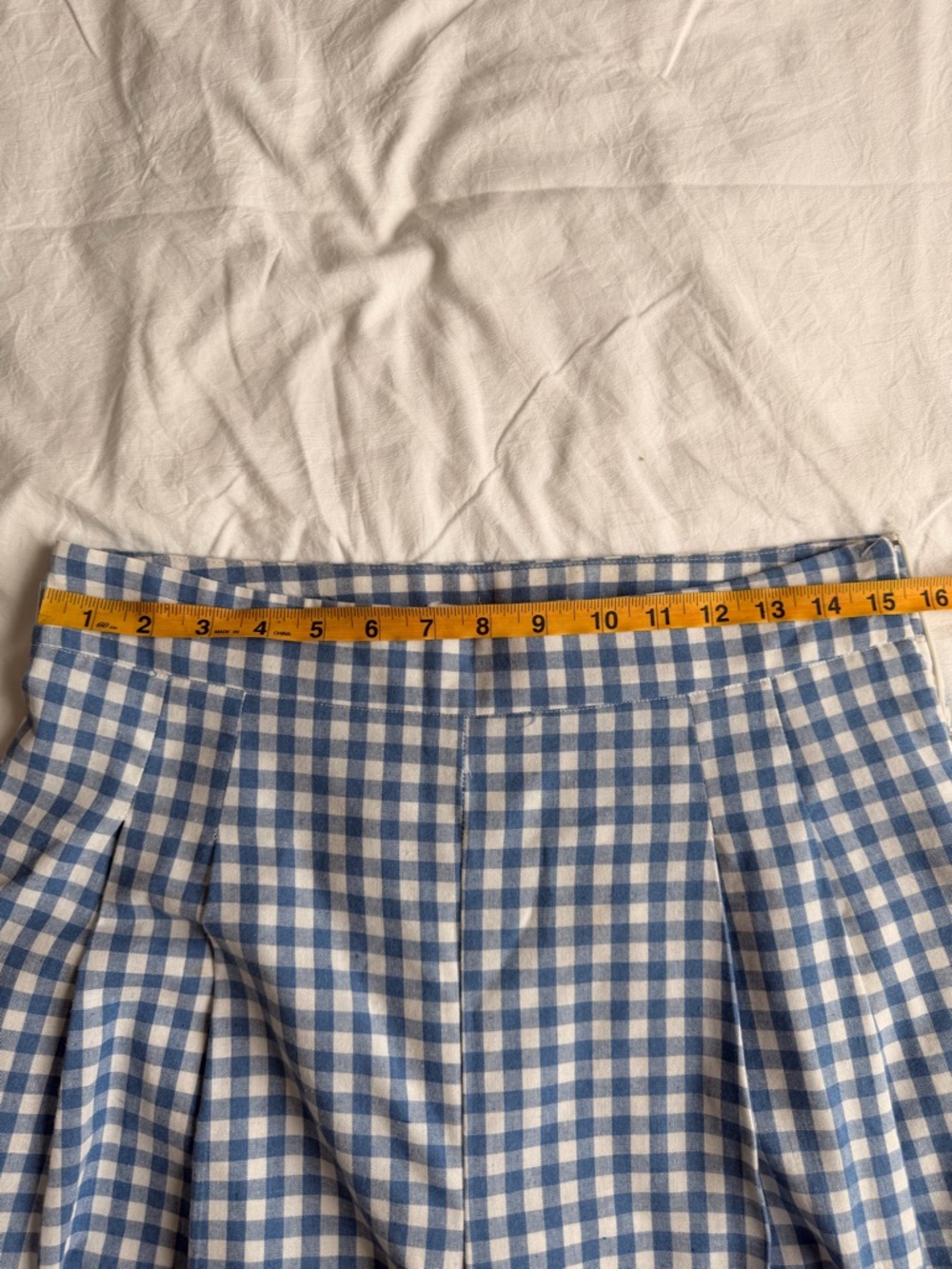 English Factory Blue and White Gingham Two-Piece Set - Picture 15 of 16
